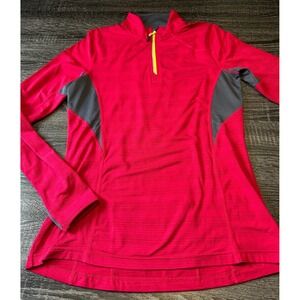 Mondetta Women's Quarter Zip Active Pullover Top - Size Small